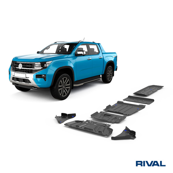 Skid Plates (Sets) Ford Ranger 2022-;  Volkswagen Amarok 2023-; 2 l. / diesel; 3 l. / diesel